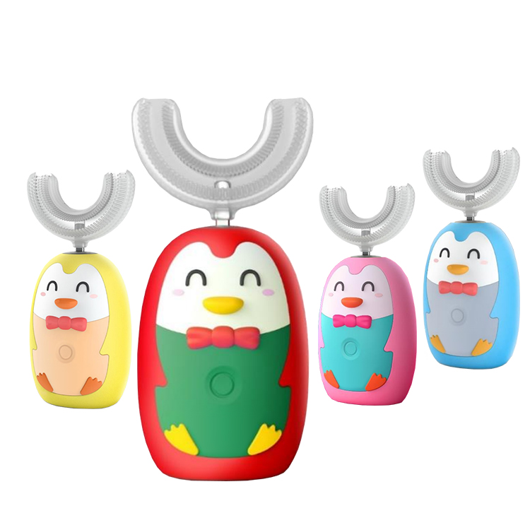 Musical Electric Toothbrush Cartoon U Shape 360 Toothbrush with Kids Music Song Type-C Musical Electric Toothbrush