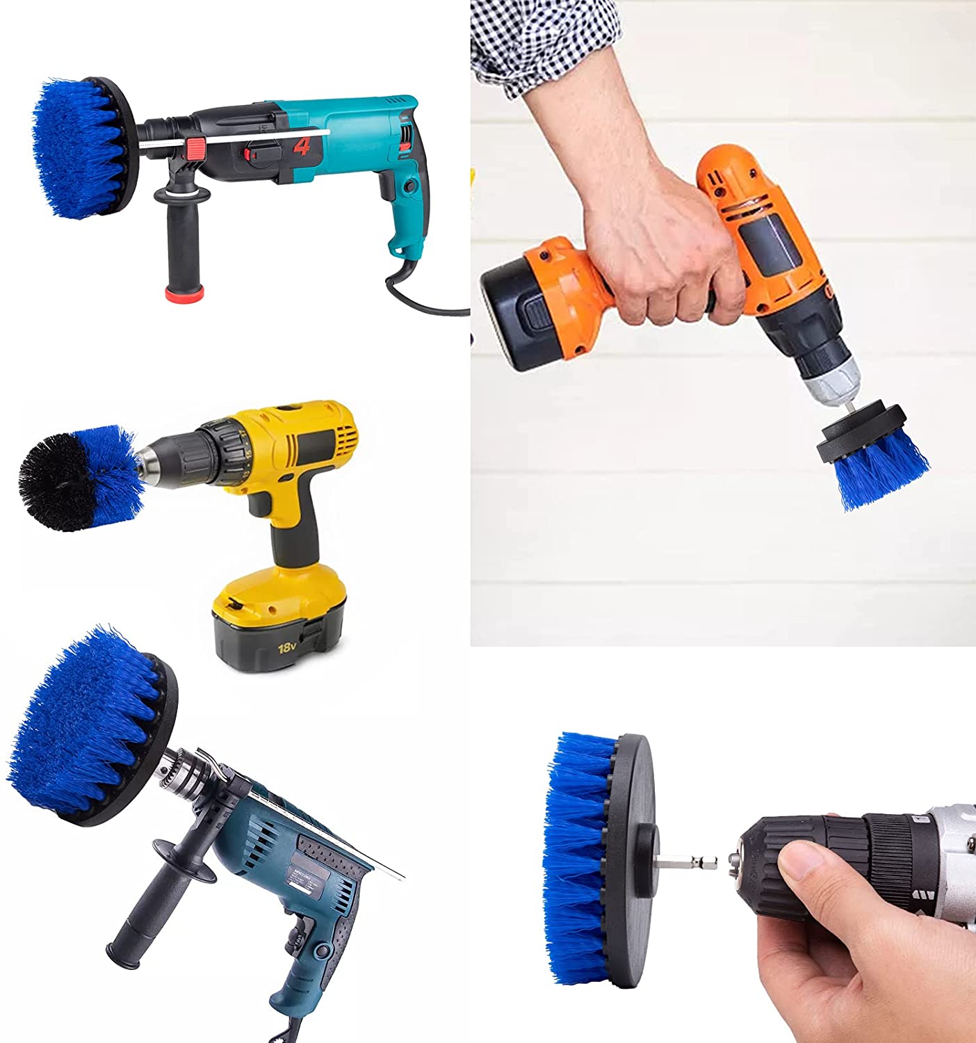 10pcs Car wash brush detail brush car cleaning tools