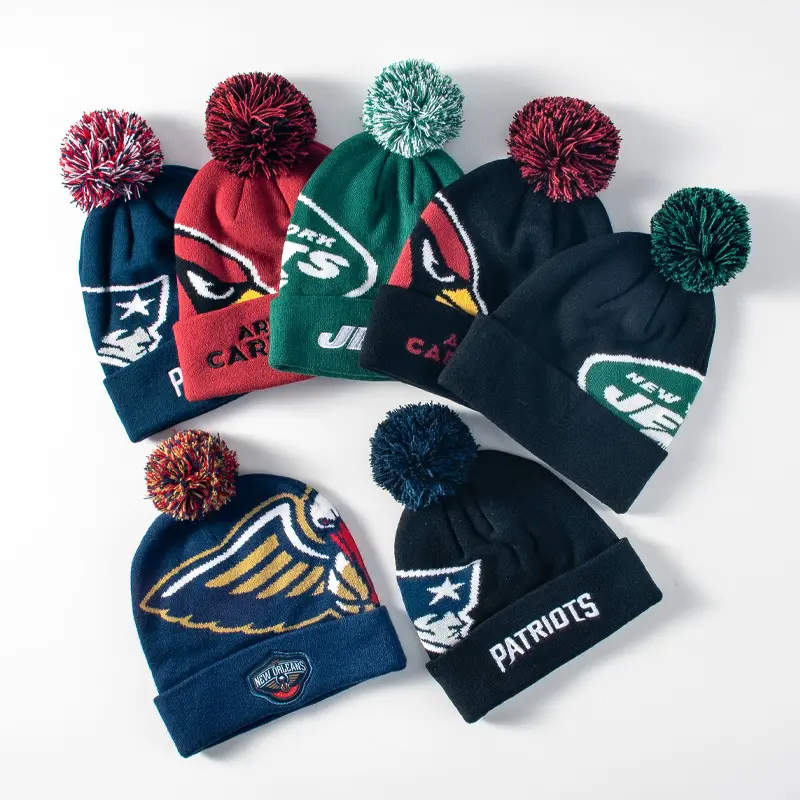 High Quality Nfl All 32 Teams Knitted Winter Hats America Football Beanies Hats