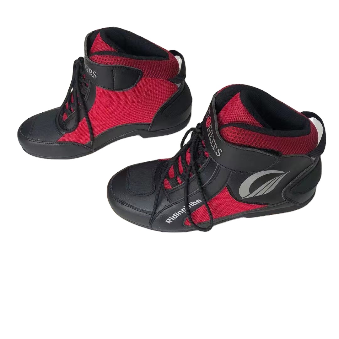 2021 Motor Bike Racing Shoes Motorcycle Riding Boots Riding Tribe