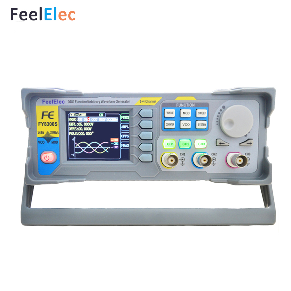 Feelelec FY8300S-20Mhz три канал сигнала функция генератора сигнала
