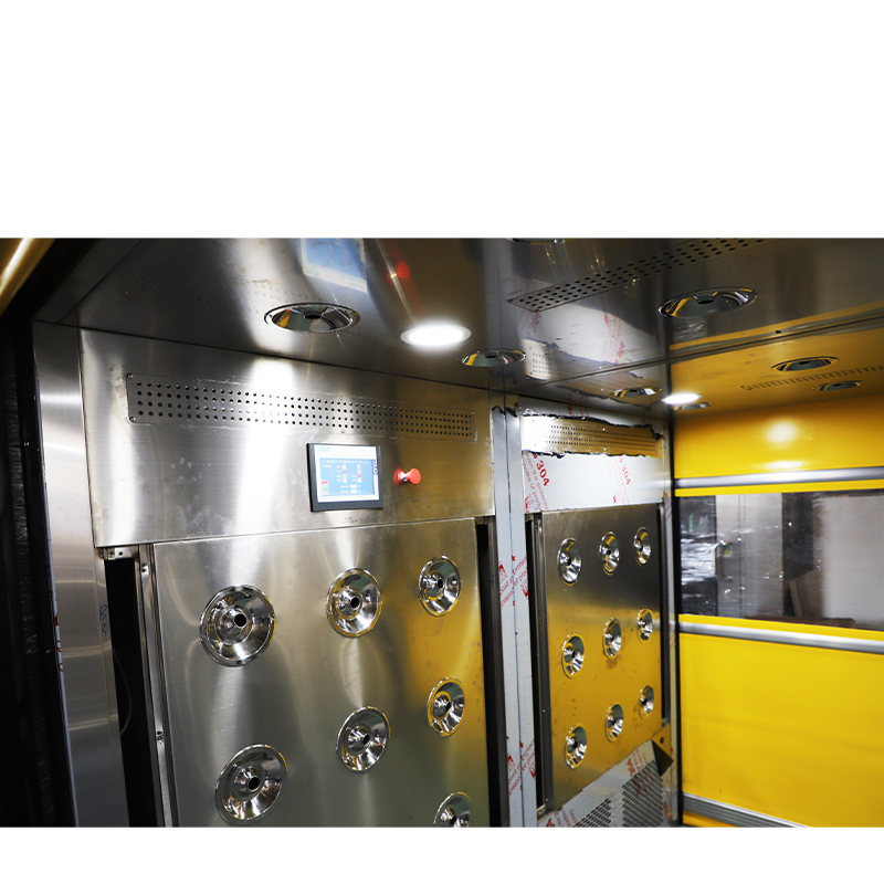 sliding door double blowing blow shower rose gold pass box with pharaama air shower