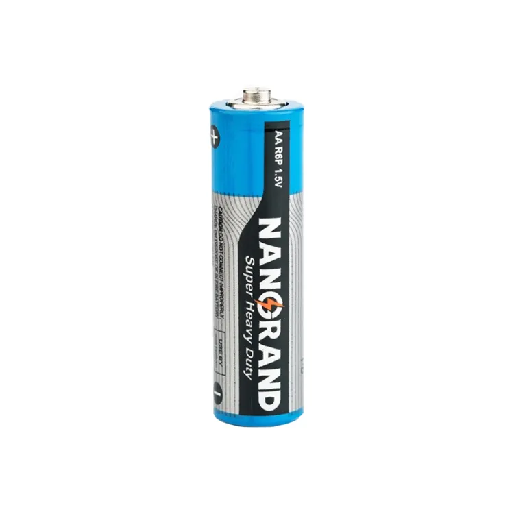 Super heavy duty battery 1.5 v r6p um3 aa zinc carbon dry cell batteries electrical toy/remote control/torch