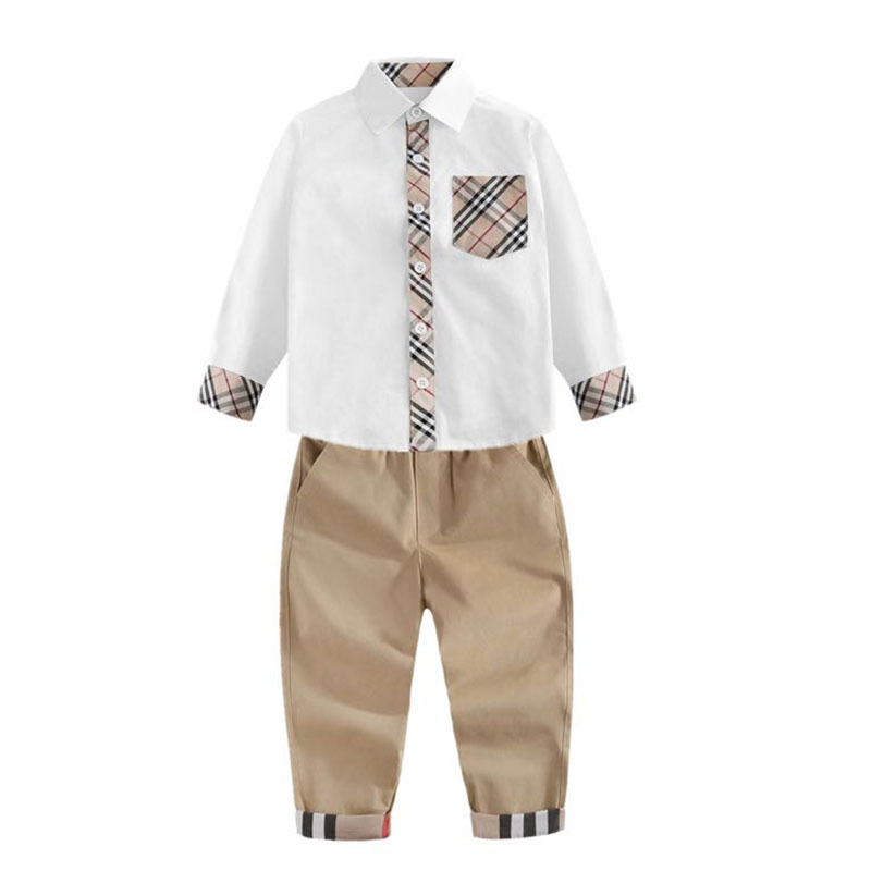 New Fashion Good Price Baby Suit Shorts Shirt Gentleman Boys Outfits 2PCS Children Kid Clothing Set