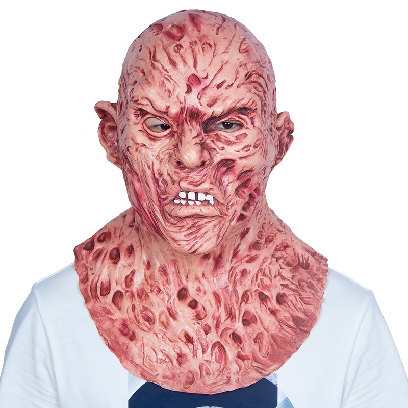 Ужасная маска-убийца, Реалистичная натуральная Латексная Маска Freddy Krueger