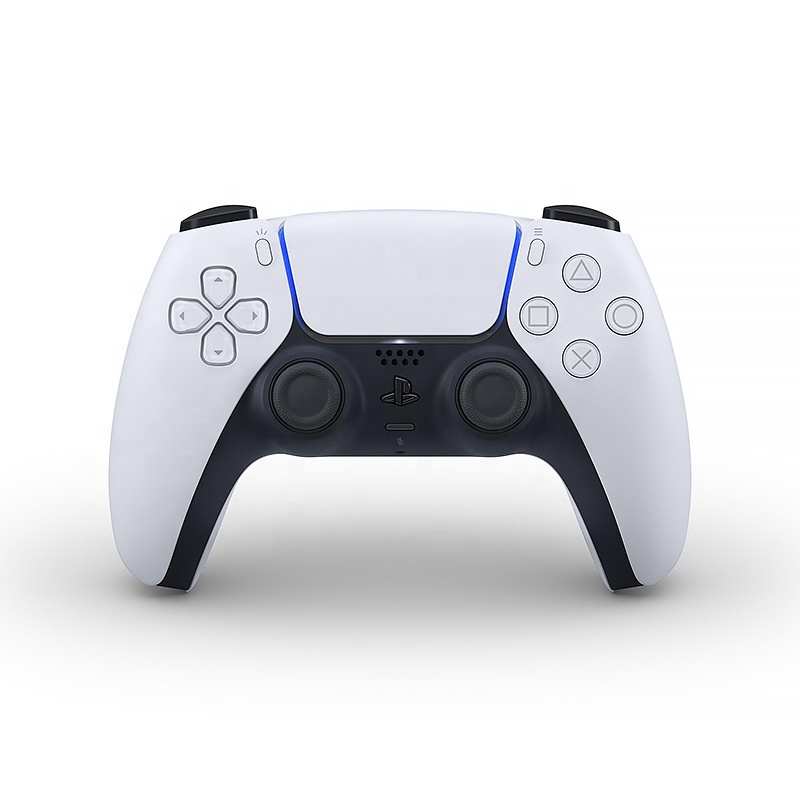 Оригинальный беспроводной контроллер PS5 с ручкой для игр spot PS5, беспроводной контроллер PlayStation5 с синими зубьями, белый, для США