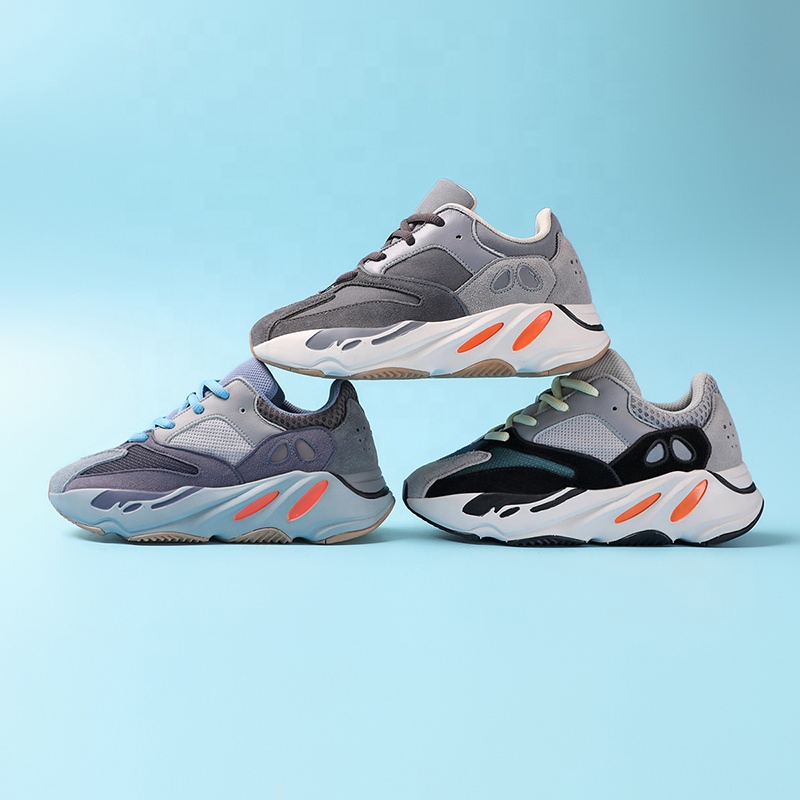 2020 Новое поступление оригинальное качество Yeezy 700 V2 стильная детская повседневная спортивная обувь для детей кроссовки стильная обувь для мальчиков