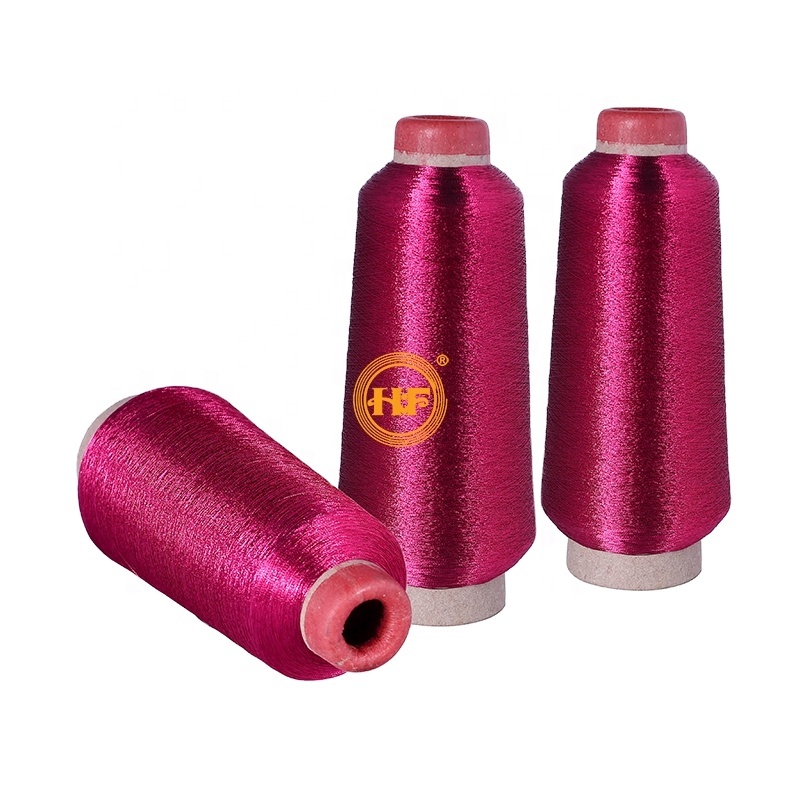 MS type metallic thread knitting yarn