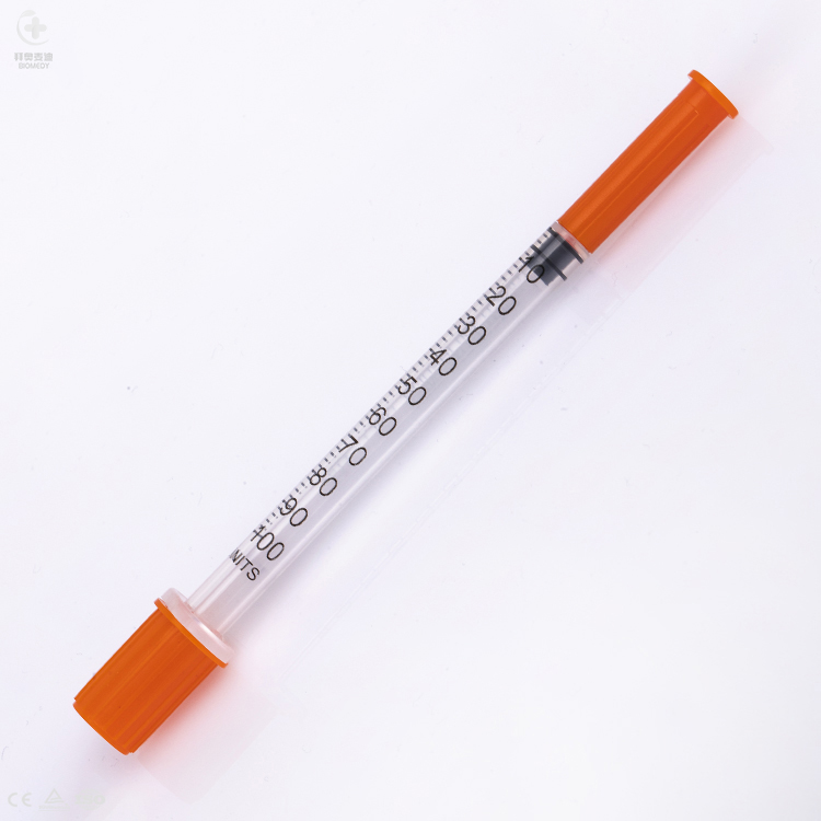 Health Medical Care Free Sample 1ml U40 U100 Disposable Diabetic Syringe
