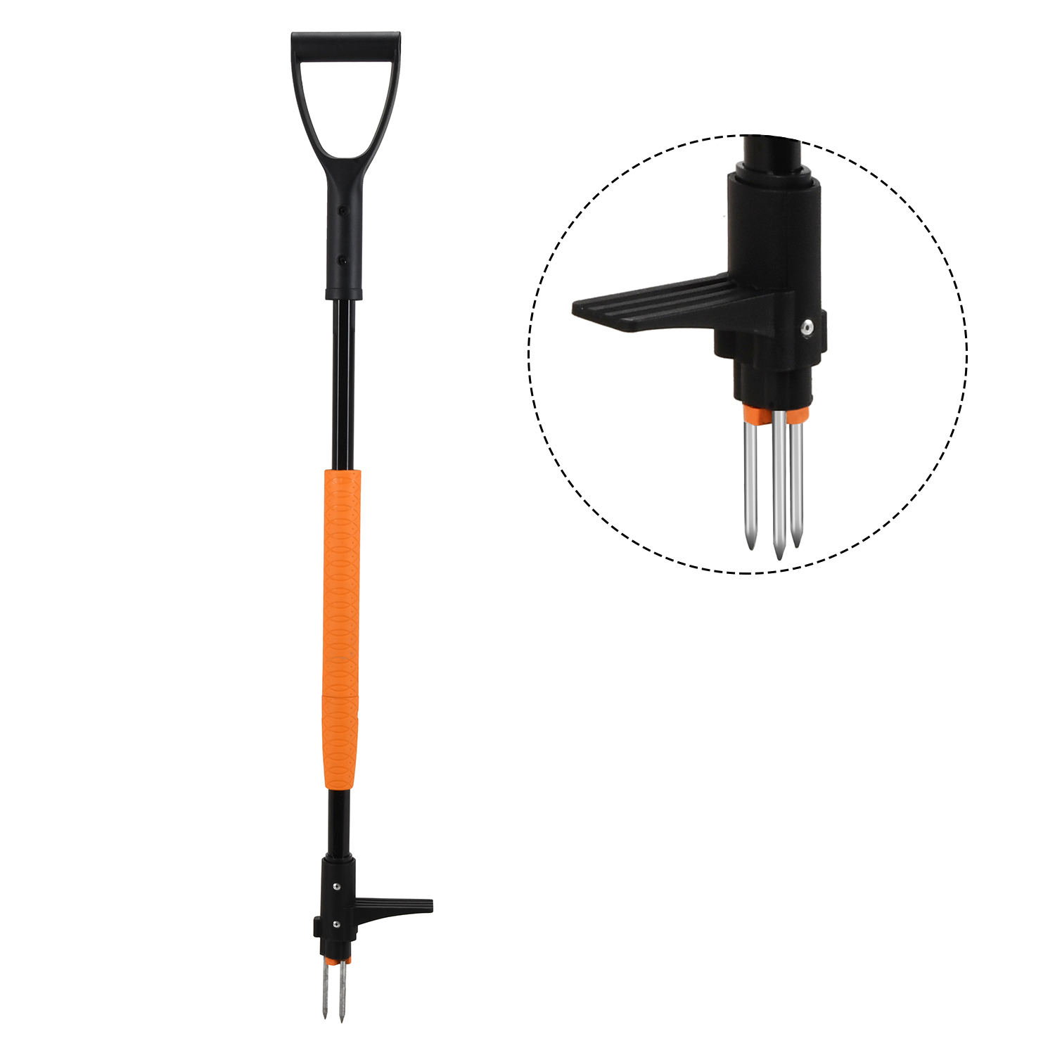 Winslow & Ross long handle weed puller manual vertical digging grass shovel weeding root cutter pulling tools