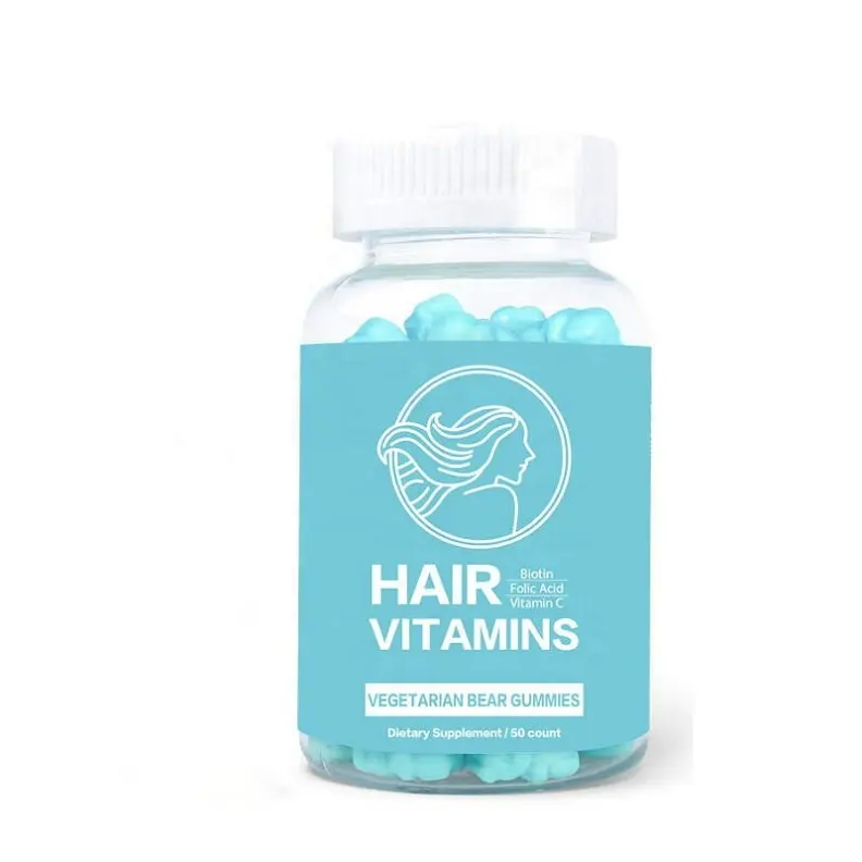 Hair Growth Vitamins bear gummy vitamins for hair nail and skin care biotin gummies