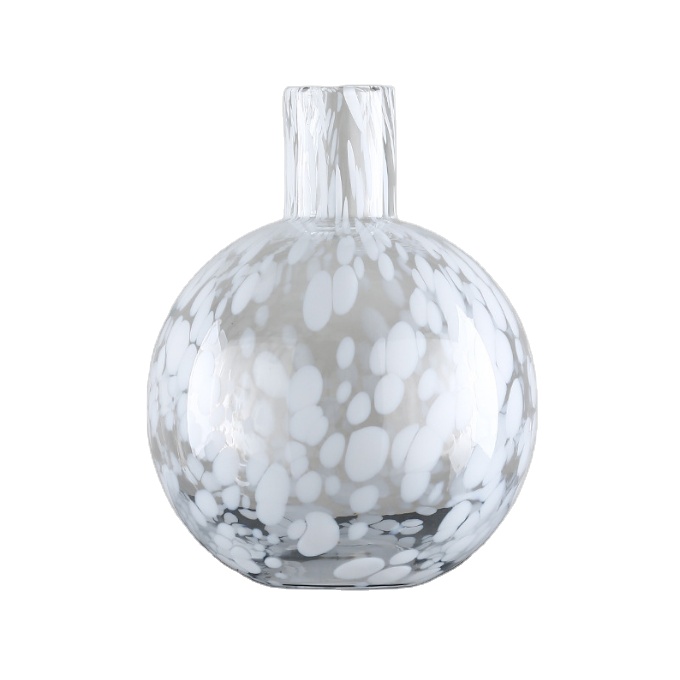 2021 Simple Living Room Light Luxury Soft Decoration Dry Flower Vase Hydroponic Transparent Glass Vase Gifts home decoration
