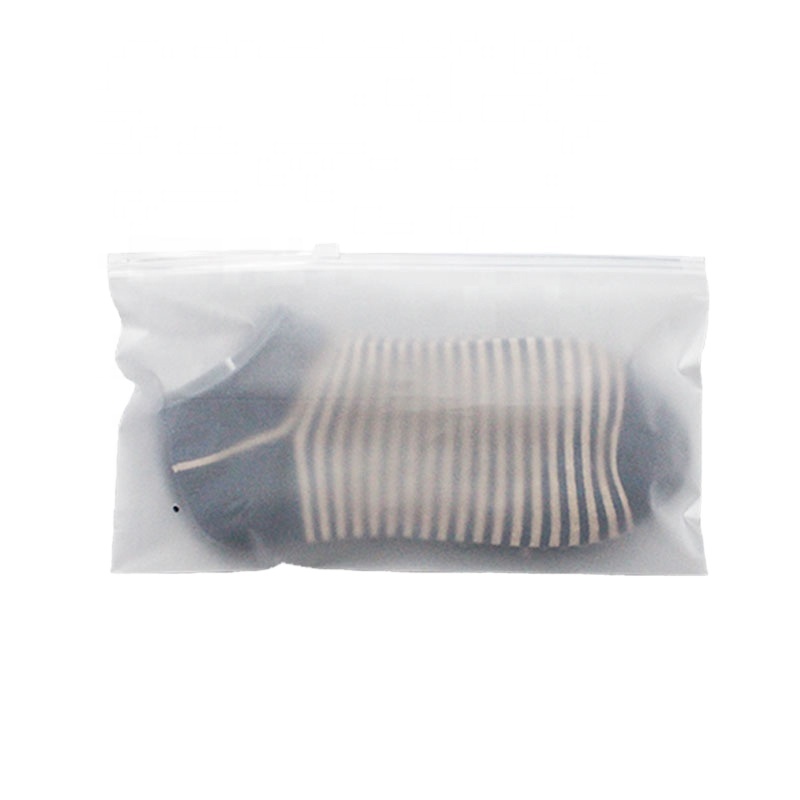 Изготовленный на заказ логотип печать одежды пластиковый ziplock мешок для носок/балахон/упаковка косметики