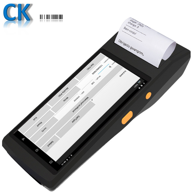 Coditeck 5,5-дюймовый сенсорный экран портативный Android PDA со встроенным термопринтером 58 мм NFC/RFID/1D/2D терминал