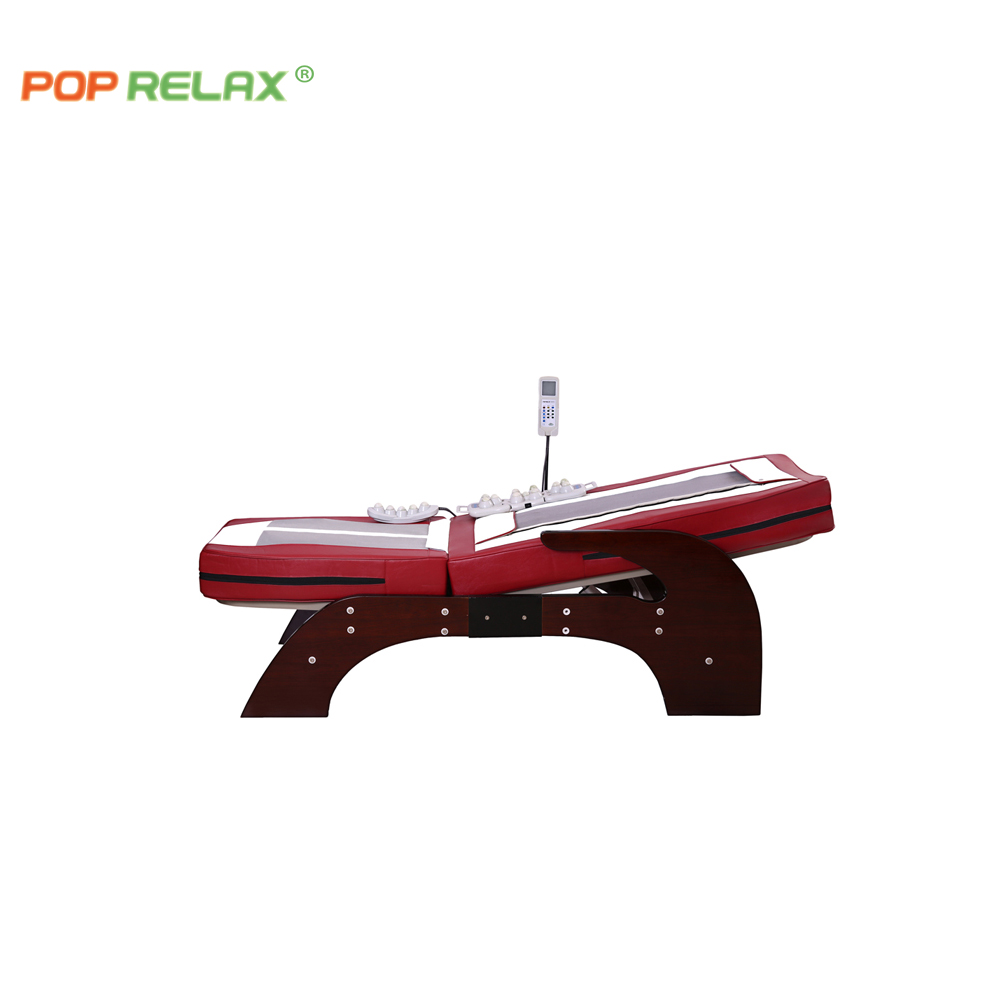 FCC CE POP RELAX всего тела точечный массаж кровать нефритовый валик камень инфракрасный термическая массажная кровать в massagetable