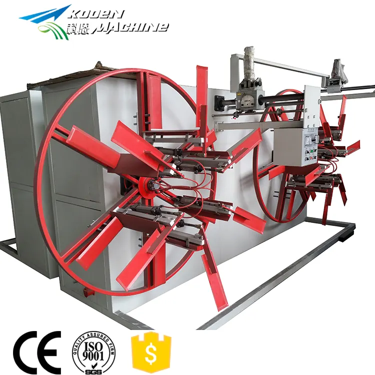 CE certificated plastic pipe winding machine with single double disk