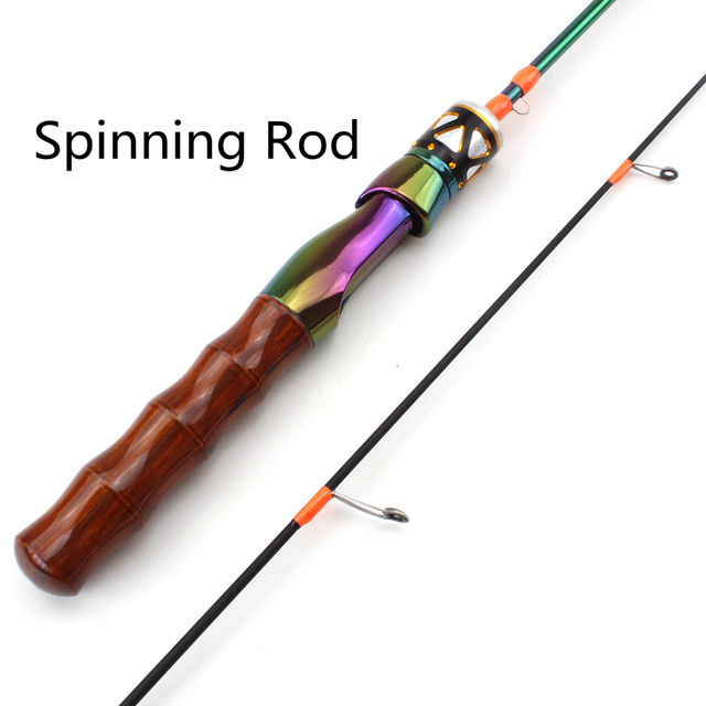 YDM NEW Colorful carbon spinning rod 1.68m 37g ultralight Casting rod ultra light lure fishing rod solid tips pole