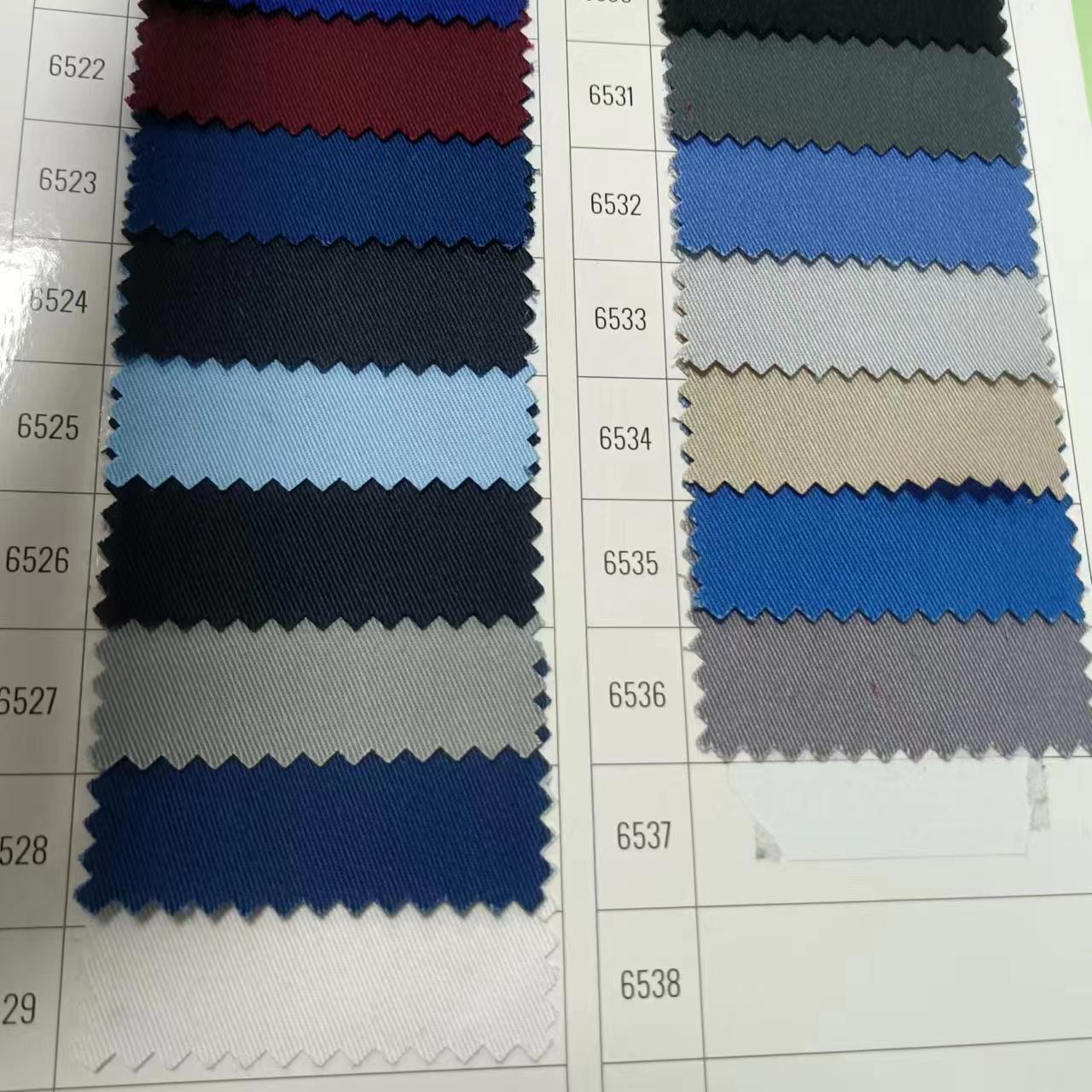 professional work clothes manufacturer tc 65/35 20*16 128*60 tc twill fabric uniform fabric workwear clothes fabric