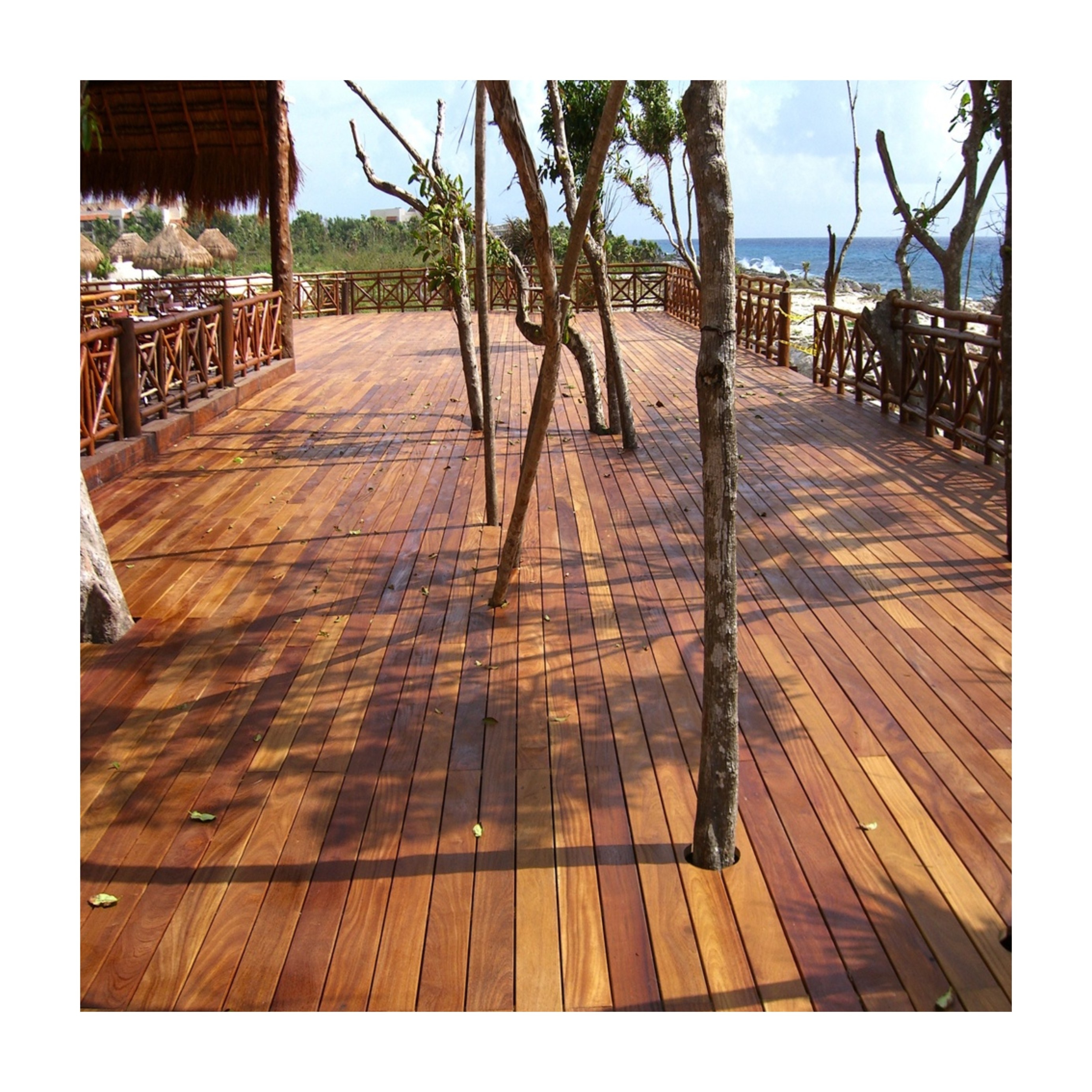 Top Grade Cumaru Unfinished Natural Anti-corrosion Outdoor Decking For Composite Decking Outdoor