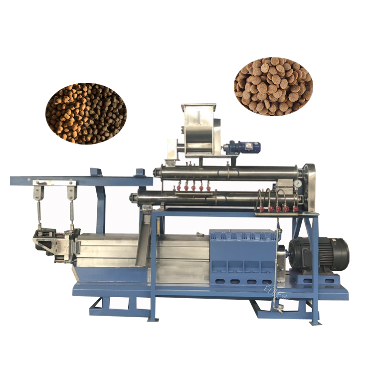 500kg/h Tri-screw Pet food machine Pet dog food extruder