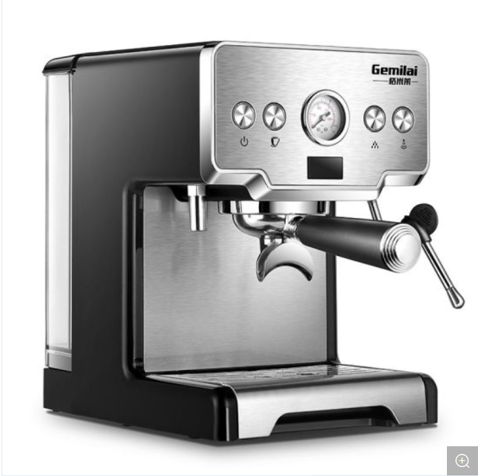 Preferential price mini coffee maker glass 15bar 1450w espresso coffee machine with anti-drip system