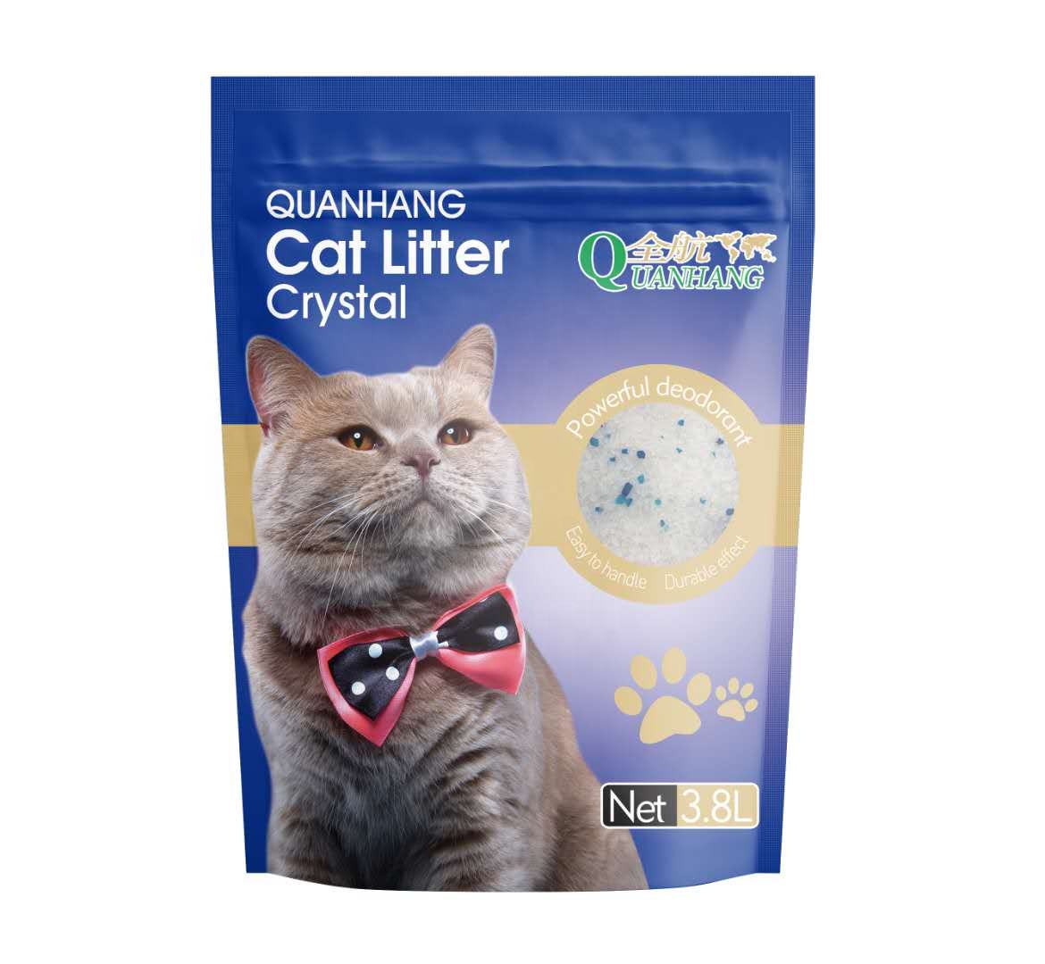 Pet favorite product Crystal Silica Gel Cat Litter best odour control