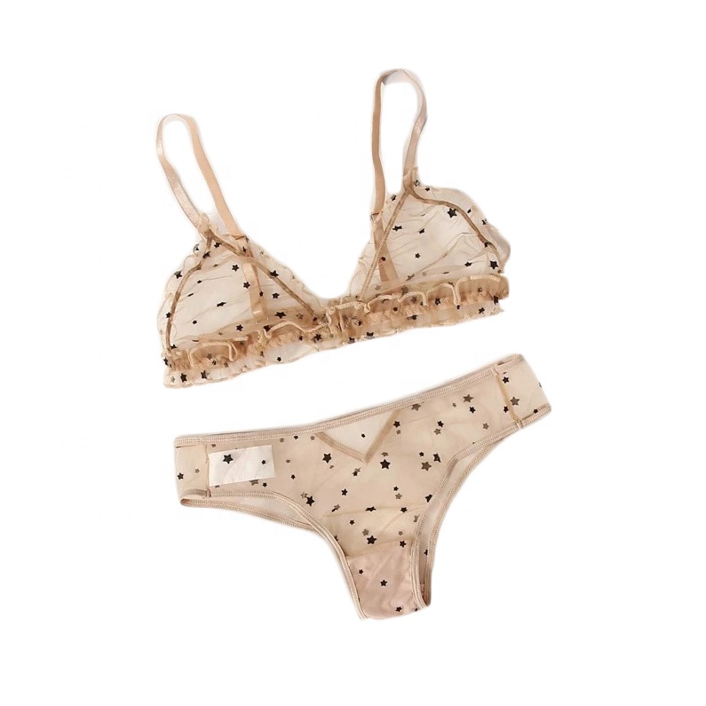 Woman Lingerie Erotic Wholesale Providers Plus Size Bras Three-Point Sexy Temptation Lingerie Set Lace Bra Lingerie Women
