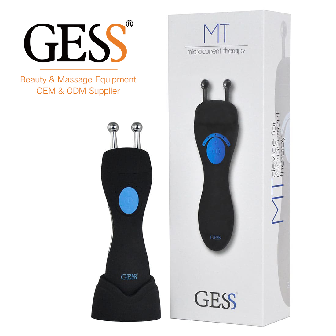 GESS-135 Microcurrent Lifting Massager Hifu Skin Device Facial Tightening Beauty For Roller Massage Portable 1 Ems Face