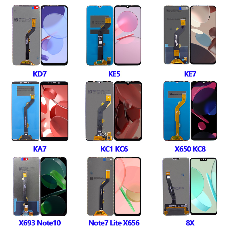 Сменный Оригинальный ЖК-дисплей для Infinix KD7 KA7 KC1 KC6 KE5 KE7 Note7 lite X656, ЖК-экран для Infinix Hot 8X X650 X693, ЖК-дисплей
