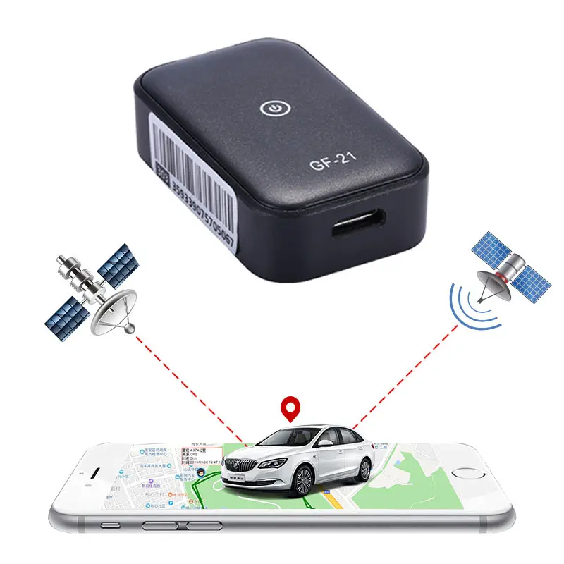GF21 Mini Smart GPS WiFi Tracker Long Standby Vibration Anti-theft Alarm Car Locator Tracking Device