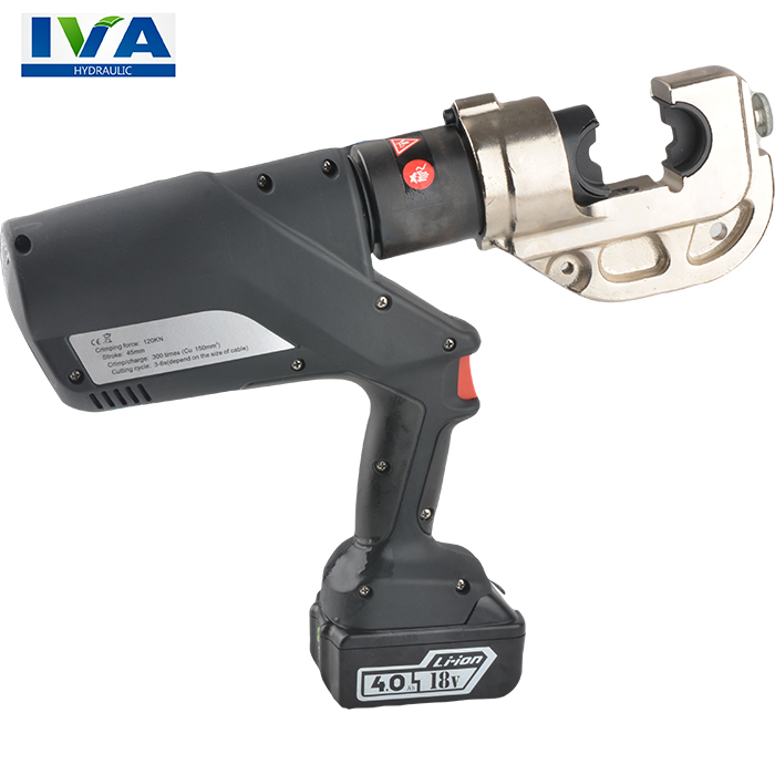 EZ-400 battery powered hydraulic cable crimping tools