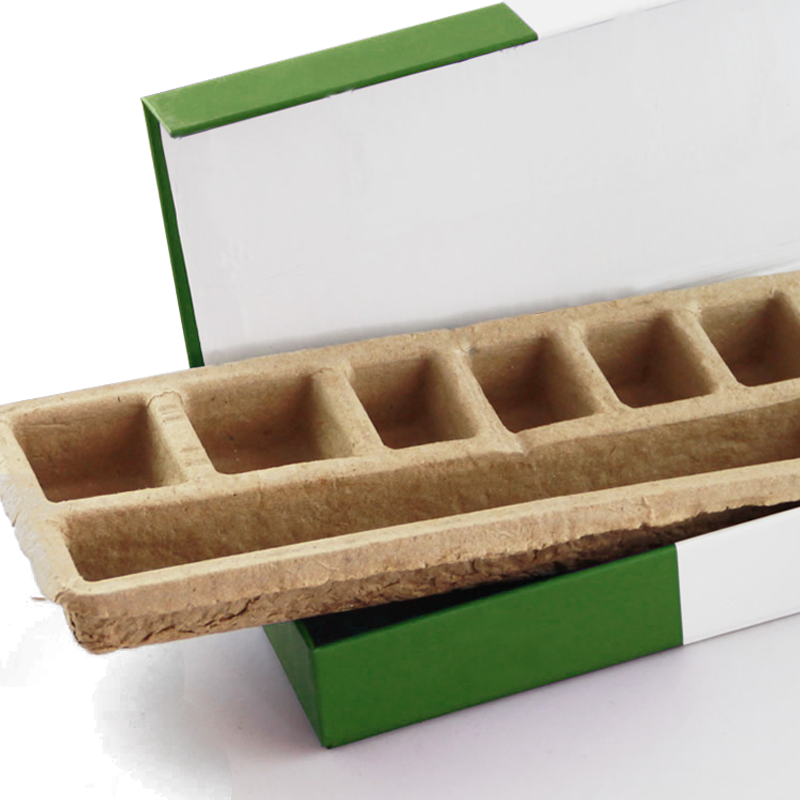 Raw bagasse pulp insert Rectangle Eco-friendly Biodegradable Product Packaging Insert Organic material