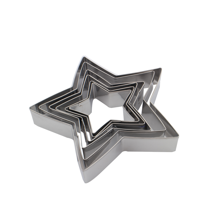 DIY kitchen utensils five-pointed star biscuit mold cake cookie pastry mold