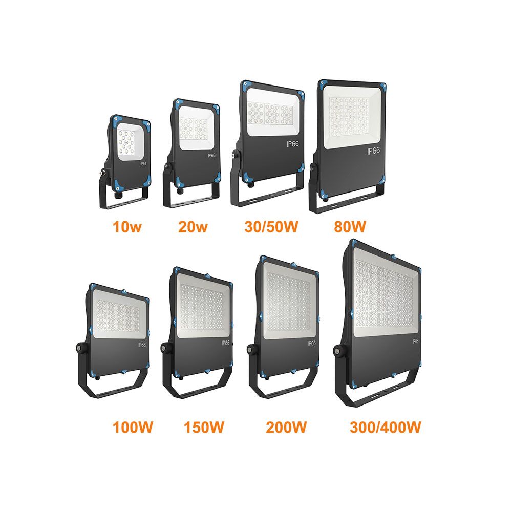 factory DC12/24V outdoor floodlight 10W 20W 30W 80W 100W warehouse courtyard Waterproof IP65 50w led flood light