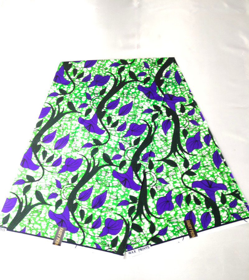 polyester african super java print fabric