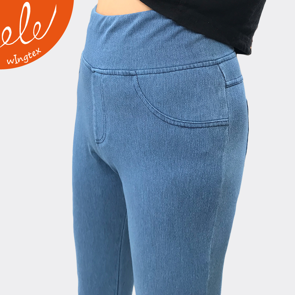 NATUDON Woman High Waist Yoga Leggings Custom Print Jean Skinny Jeans Women's Pants   Trousers