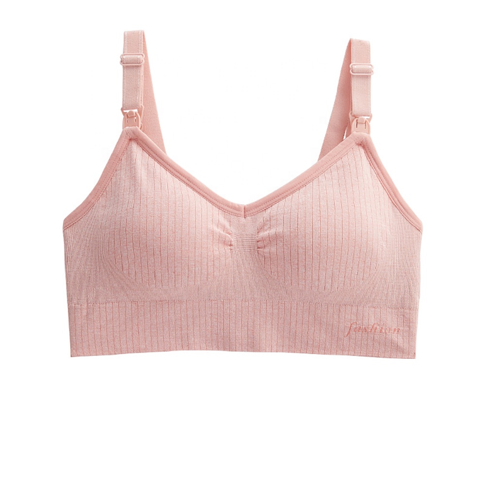 New Design High Quality Support Wire Free Maternity Nursing Bra for Pregnancy Breastfeeding Sleep