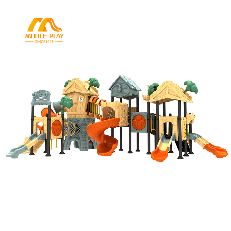 Commercial Children Plastic Amusement Park School game Playground Toys Play Sets Kids Outdoor Playground Equipment With Slide
