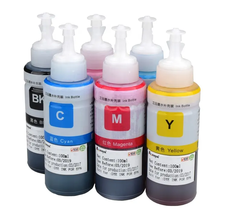 Aomya refill dye ink for Epson T664/T672/T673/001/003/102/104 L series ink