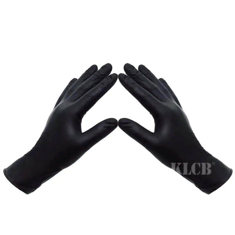 P024 100 Pack Car Wash Gloves Powder Free Fingertips Gloves Nitrile Disposable Gloves