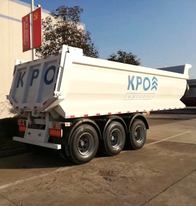 Hot sale Factory Price 3 Axle 40 tons rear Tipper Trailer side dump Trailer For Sale