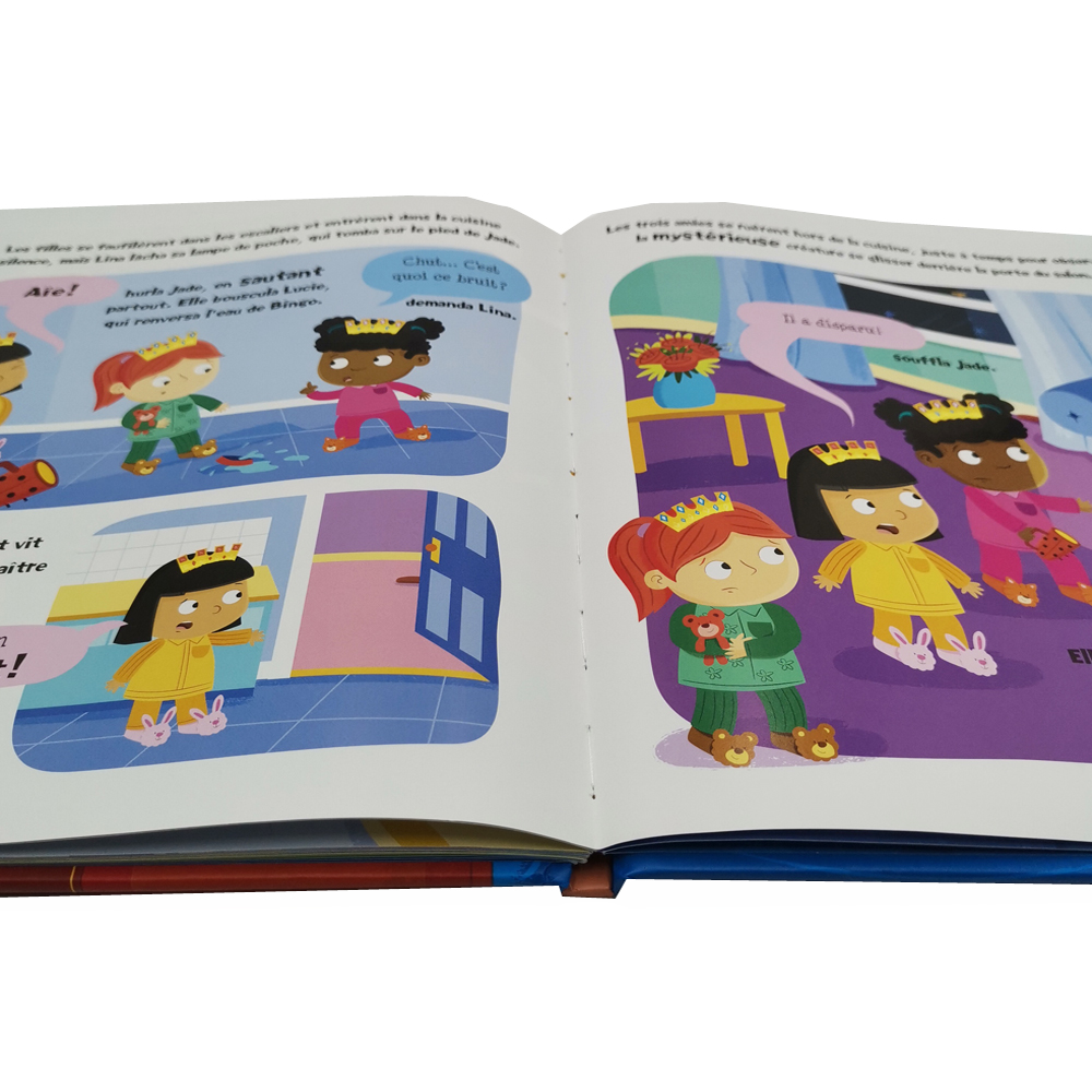 Unique Recycle Material Printing Hardcover Children Story Books Fairy Tale Book
