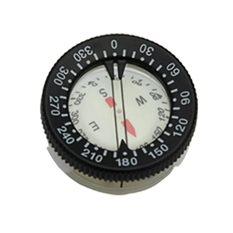 GU-1630 - Professional production white /black scuba diving compass gauge