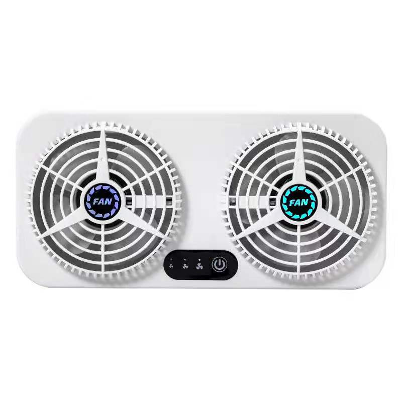 white long-lasting Favourable Price car cooler fan Car Ventilation Fan for car