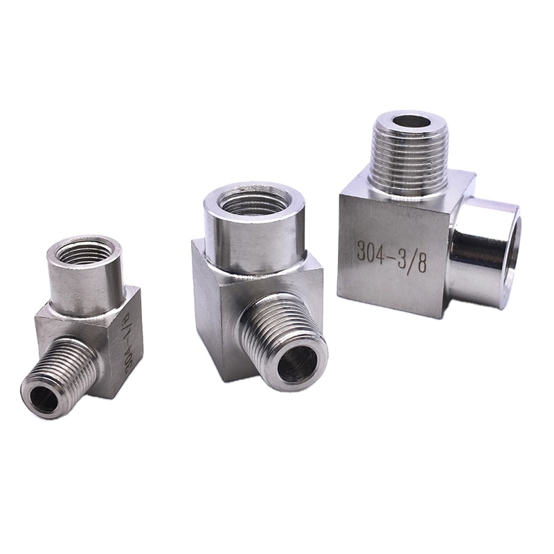 Высококачественный Угловой Соединитель из нержавеющей стали ZG1/4 ''SS304 L