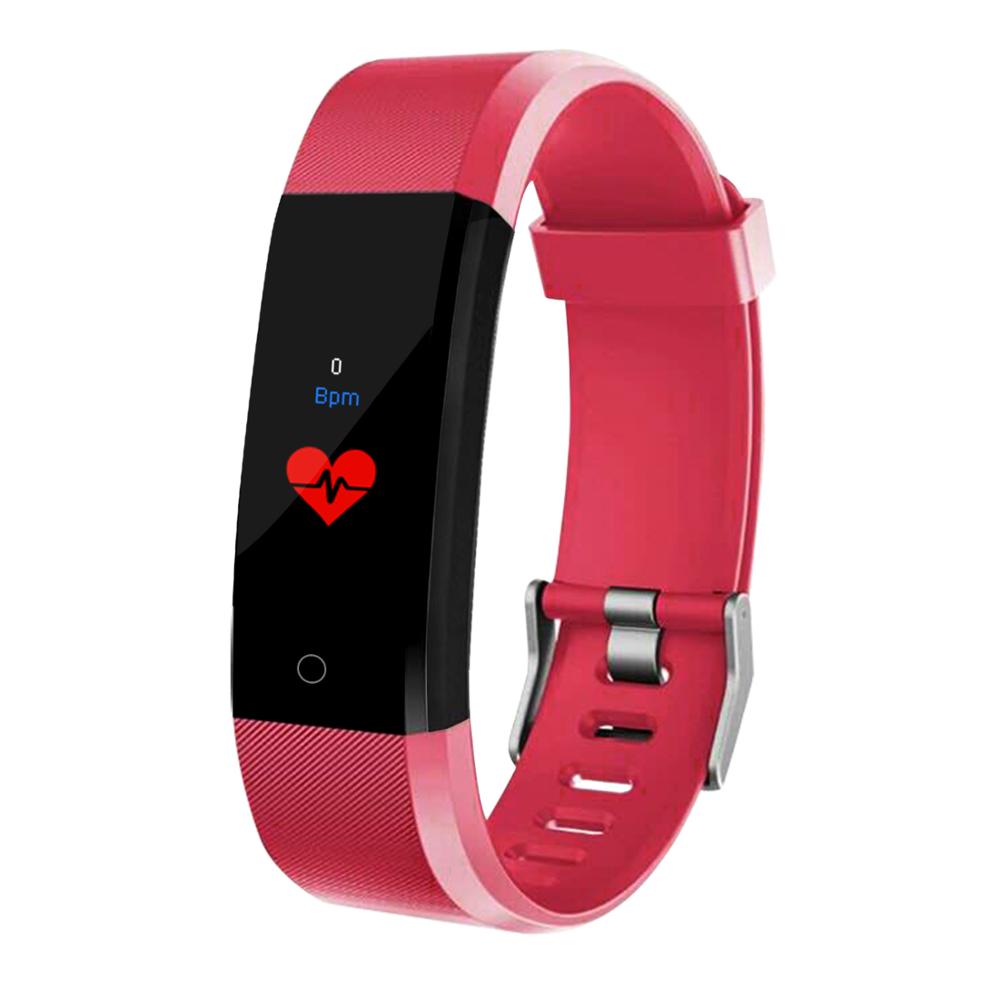 OEM sport mode real time pedometer blood pressure monitor with call reminder 115plus from sinophy