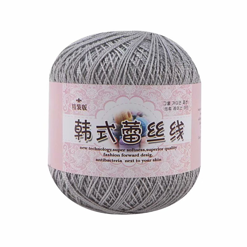 Fancy segment dyed bud silk thread 50g 10S/5ply 100% long-staple cotton yarn for hand knitting crochet