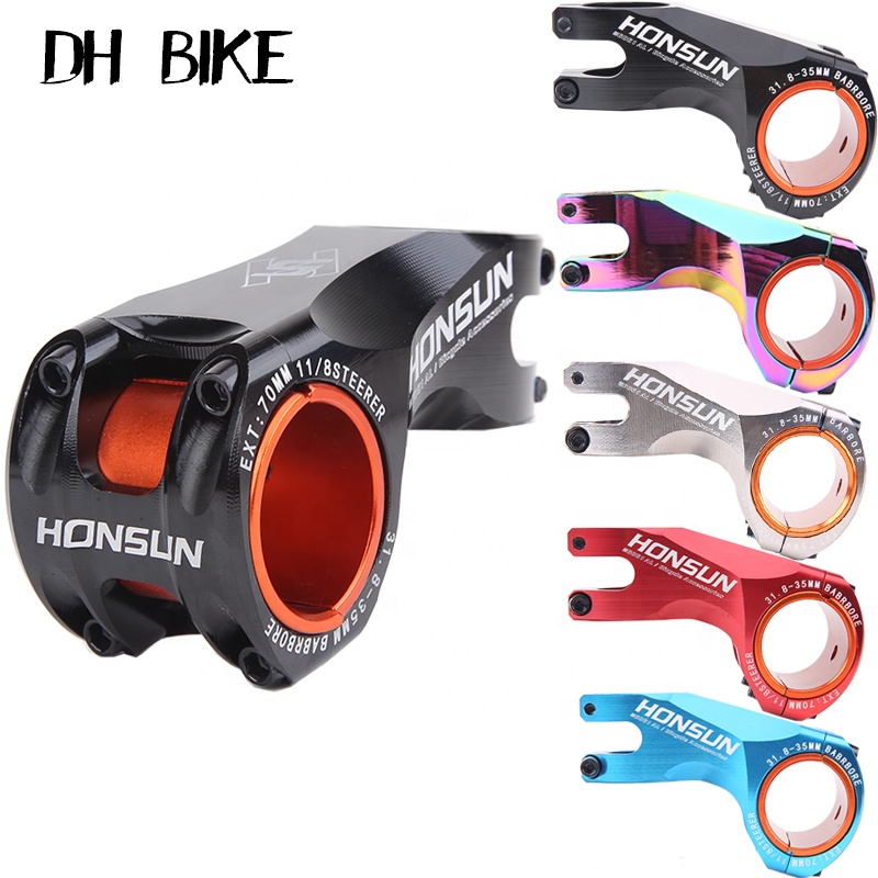 MTB 70mm Stem ultralight -17 Degree CNC 35mm 31.8mm Handlebar Stem Bicycle Steerer Mountain Road Bike Parts Racing cycling