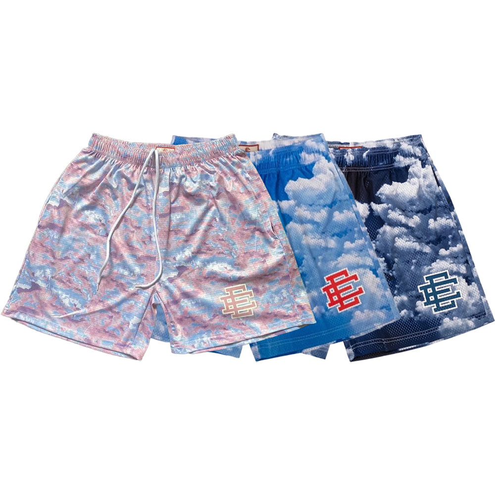 Trendy Brand Fashion Men's Shorts Sports Basketball Men Summer Beach Eric Emanuel Shorts