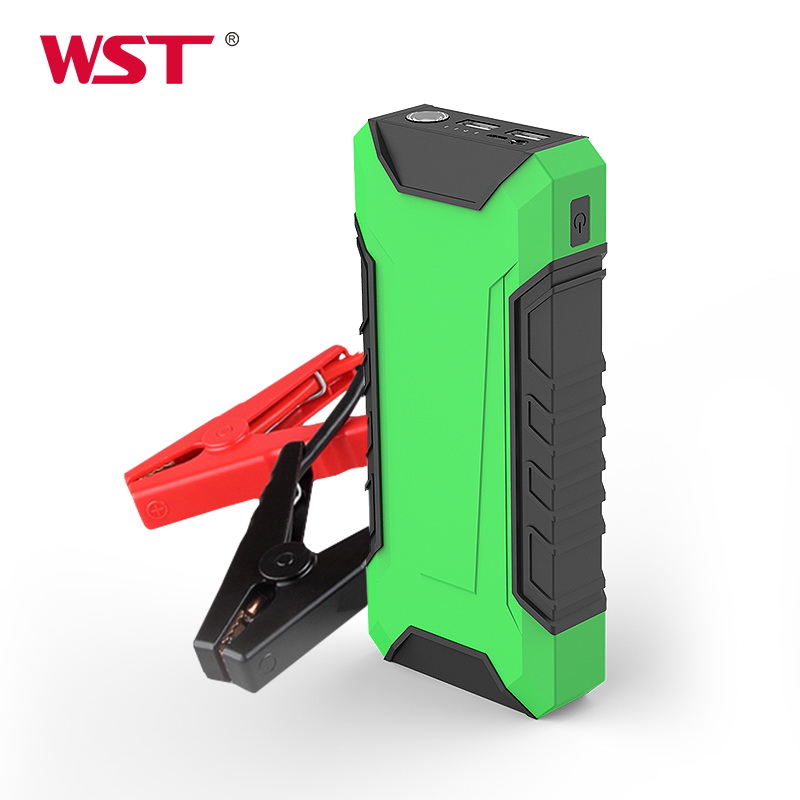 Ultra thin 600A 10000mAh multi function flashlight powerbank car jump starter